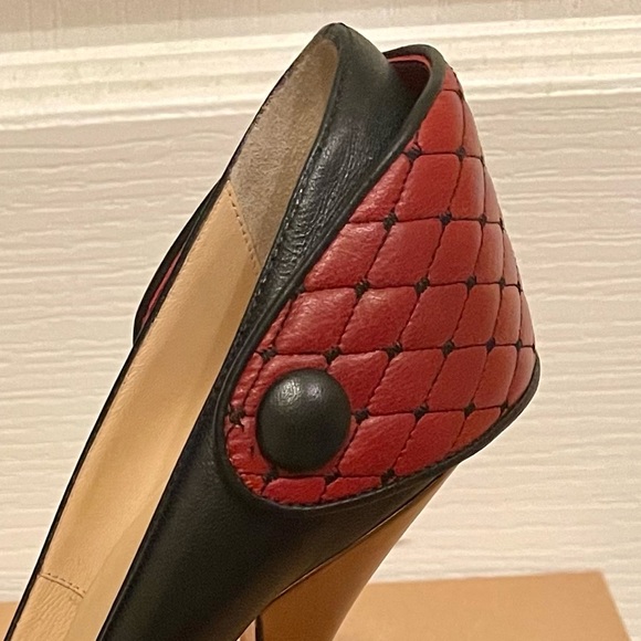 Christian Louboutin Huguetta Pump 129 Nappa Black Bronze Pump - Picture 8 of 12